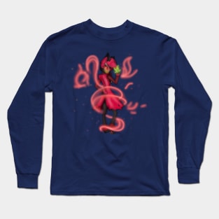 A deal in the making - Alastor The Radio Demon Long Sleeve T-Shirt